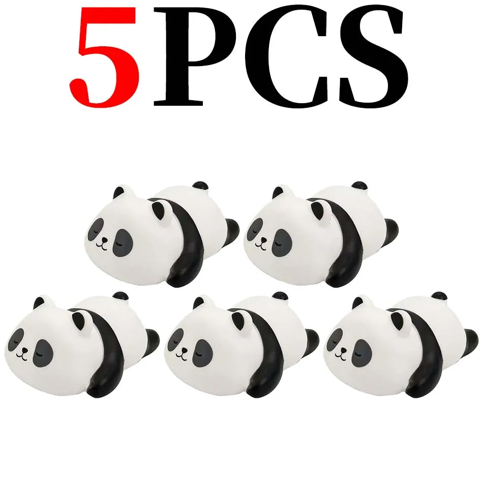 Panda LED Night Light - Cute Plastic Bedside Lamp for Kids, Bedroom & Living Room Decor