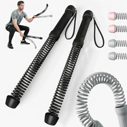 2PCS Cordless Battle Rope — Multifunctional Home Gym Training System for Full-Body Strength & Arm Workout, Unisex