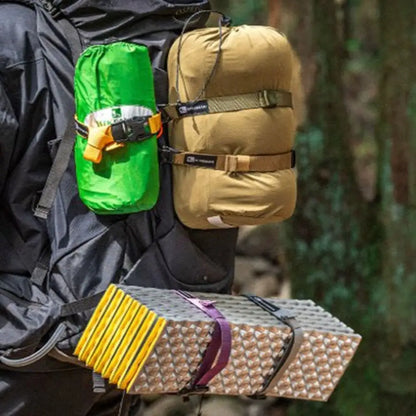 Adjustable Luggage Straps - 18.5-49.5cm Wear-Resistant Buckle Packing Straps for Travel & Hiking