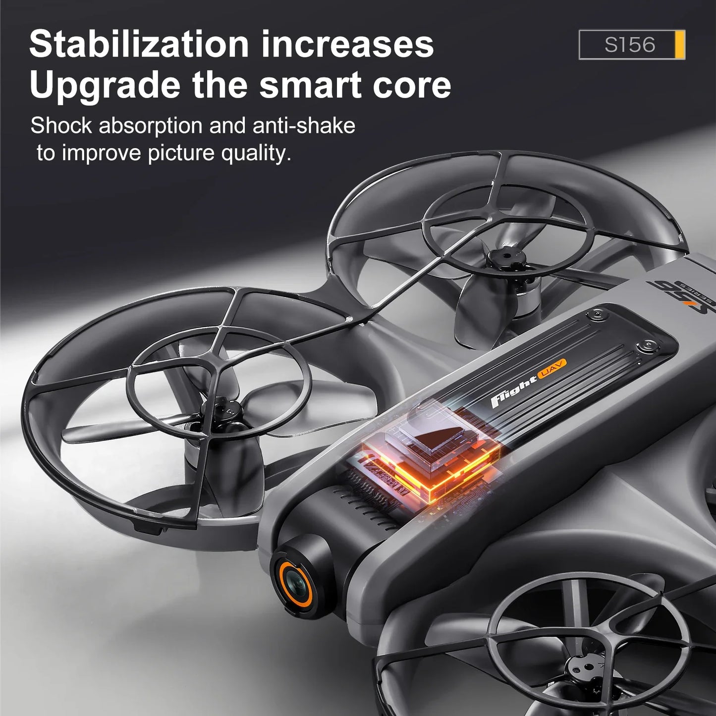 S156 GPS Foldable Drone – 8K Dual Camera, 5G WiFi, 360° Obstacle Avoidance, Brushless Motor FPV Quadcopter Toy