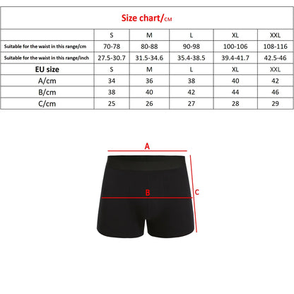 6-Pack Men's Black Boxer Shorts – Soft, Breathable Underwear for Comfort