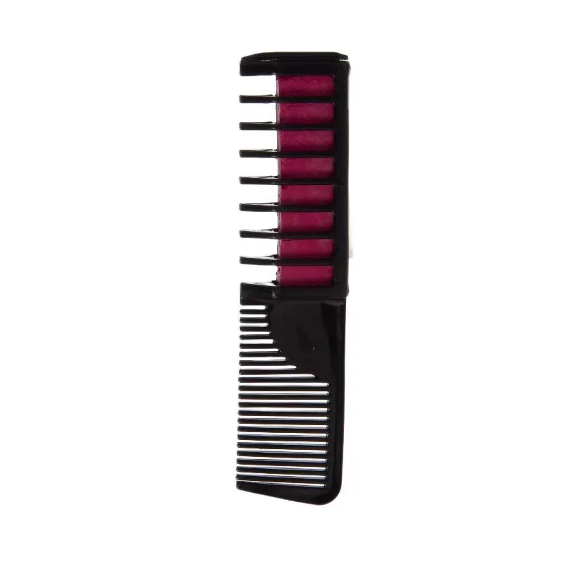 10-Color Hair Dye Comb Set – Multi-Color Disposable Hair Coloring Makeup Toy Kit for Girls