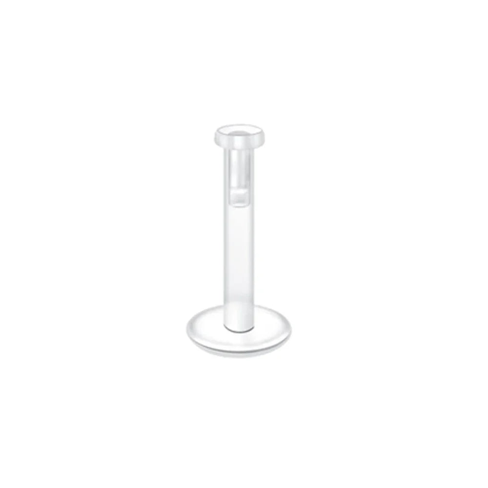 Clear Nose Rings & Studs - Plastic Piercing Retainers for Work, Sports & Healing