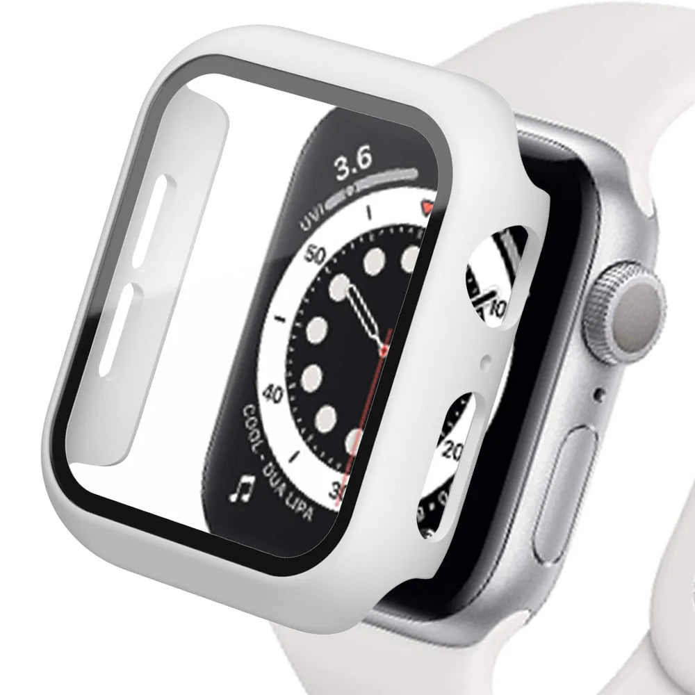 Apple Watch Protective Case - PC Bumper Screen Protector Cover for Series Ultra 2, 9, 8, 7, 6, SE 38mm-49mm