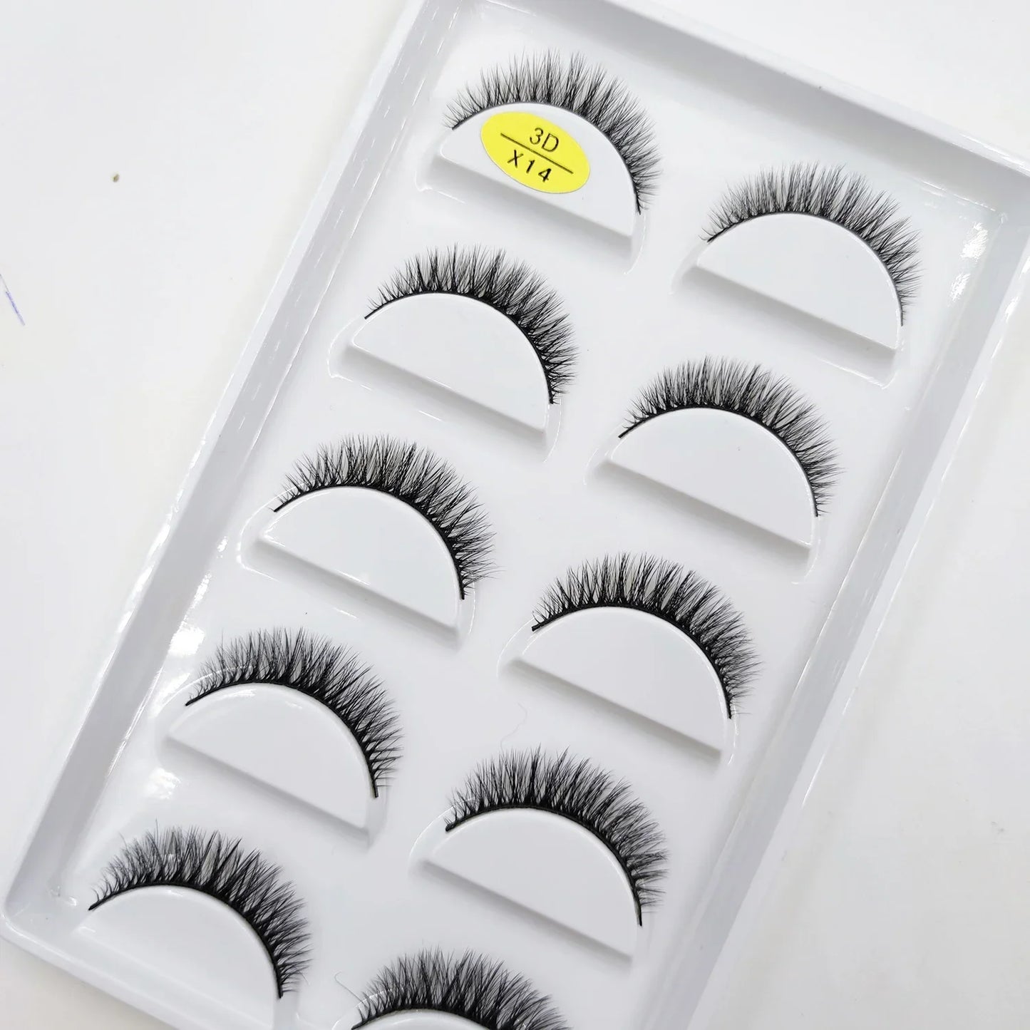 38 Styles 5 Pairs 3D Mink False Eyelashes – Natural Fake Lashes Makeup Beauty Tools