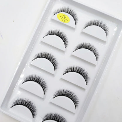 38 Styles 5 Pairs 3D Mink False Eyelashes – Natural Fake Lashes Makeup Beauty Tools