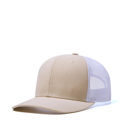 Custom Logo Snapback Hat - Embroidered Mesh Sports Cap for Men & Women, Adjustable Baseball Cap