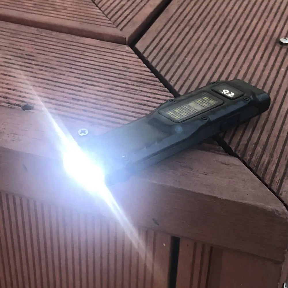 LED Ultra Slim Flashlight 1200LM — Mini Portable Pocket Light with Pen Clip, IPX44 Waterproof for Camping & Hiking