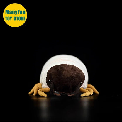 Realistic Grub Plush Toy - Lifelike Mealworm Simulation Stuffed Animal Cute Kawaii Gift Doll