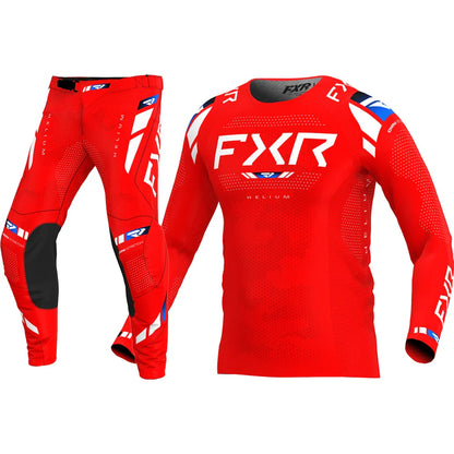 NEW FXR Off-Road Motorcycle Clothing Set – MX Jersey & Pants Combo for Dirt Bike Racing & Motocross