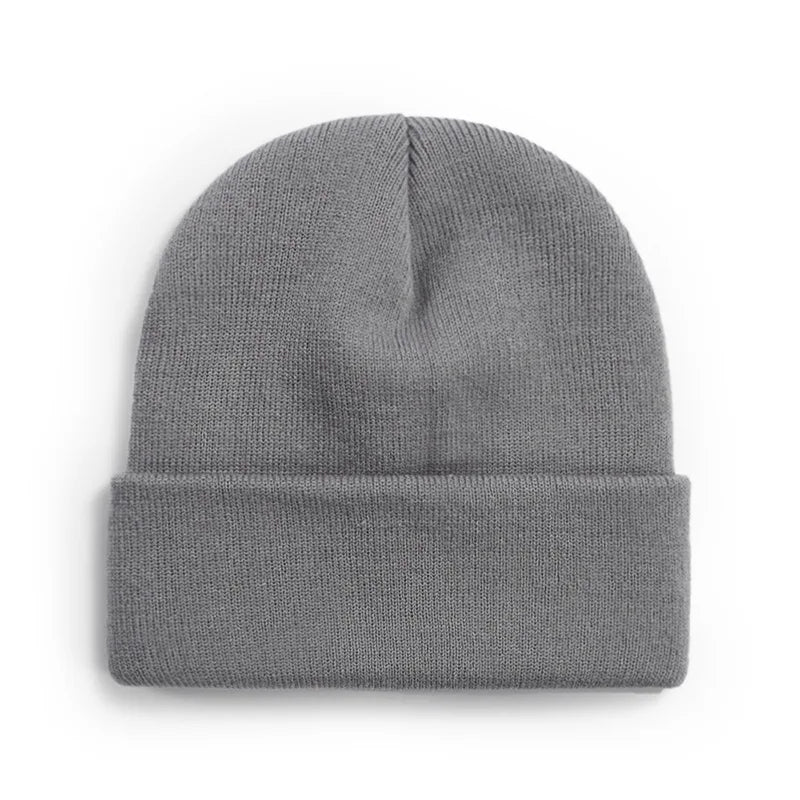 Winter Knit Beanie Hat - Warm Stretch Skull Cap for Boys Girls Adults in Black White Blue Pink & More Colors