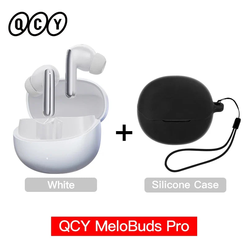 QCY MeloBuds Pro ANC Earbuds - Bluetooth 5.3 Wireless Hi-Res LDAC Headphones with 46dB Noise Cancellation
