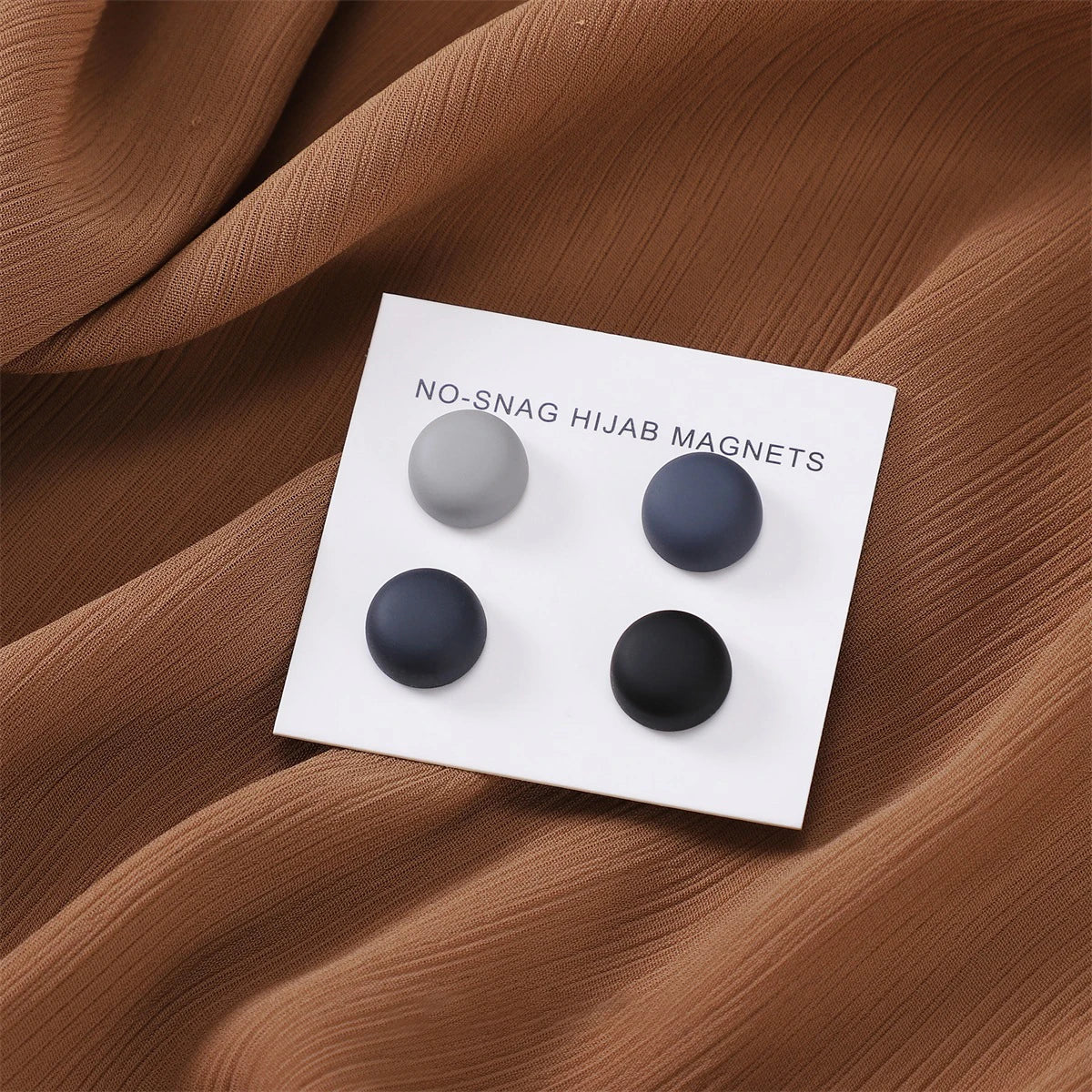 8pcs Hijab Magnetic Pins - Matte Magnet Brooch Buttons for Women Headscarf Shawl Accessories Mixed Colors