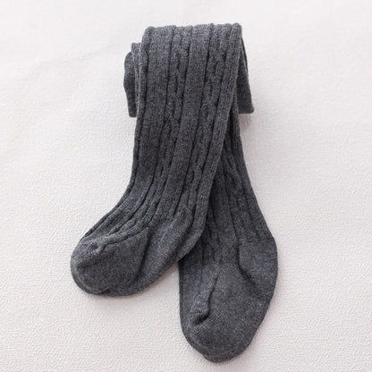 0-2Y Baby Girls Warm Pantyhose – Autumn Winter Long Tube Leggings & Newborn Tights Socks
