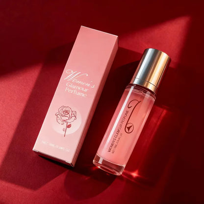 Women’s Rose Perfume Rollerball - Portable Long-Lasting Fresh Floral Fragrance for Daily Wear & Gift