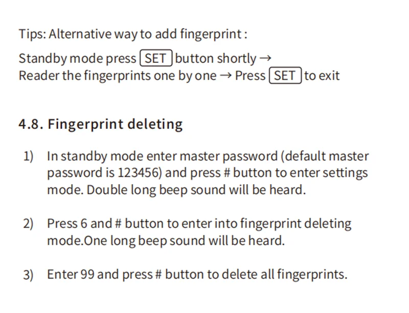 Fingerprint 5-in-1 WiFi Video Doorbell — Tuya Smart 1080P Touch Intercom System for Home Security