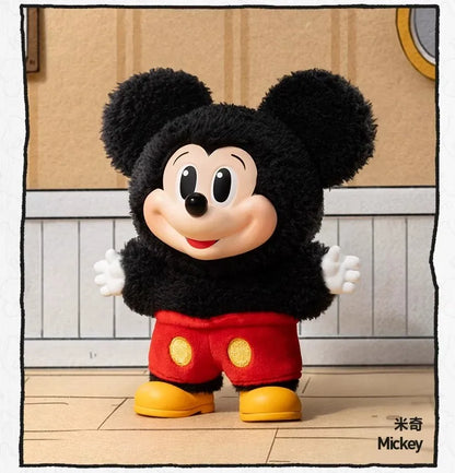 Pop Mart Mickey Family Keychain Series — Cute Vinyl Doll Blind Box, Anime Figure Decoration, Custom Kid Gift