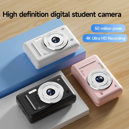 Xiaomi Mijia 4K Digital Camera - 50MP HD Retro Compact Camera with Dual Flash, Auto Focus & Portable Entry-Level Design