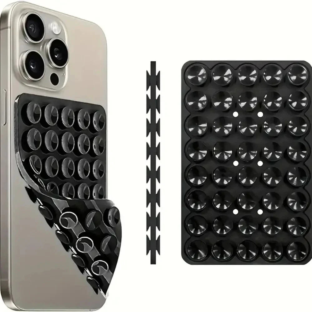 Silicone Suction Cup Phone Case Mount – Non-Slip Flexible Phone Holder Stand for Selfies, Videos & Hands-Free Use