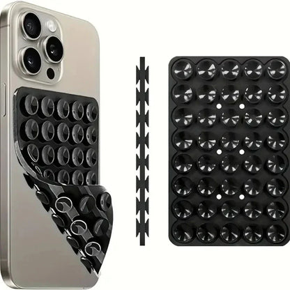 Silicone Suction Cup Phone Case Mount – Non-Slip Flexible Phone Holder Stand for Selfies, Videos & Hands-Free Use