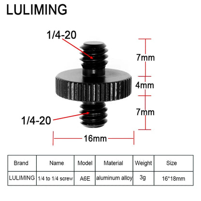1/4 to 3/8 Inch Camera Screw Adapter - 5/8-27 Microphone Thread Converter for Tripod Ball Head Photography Accessories