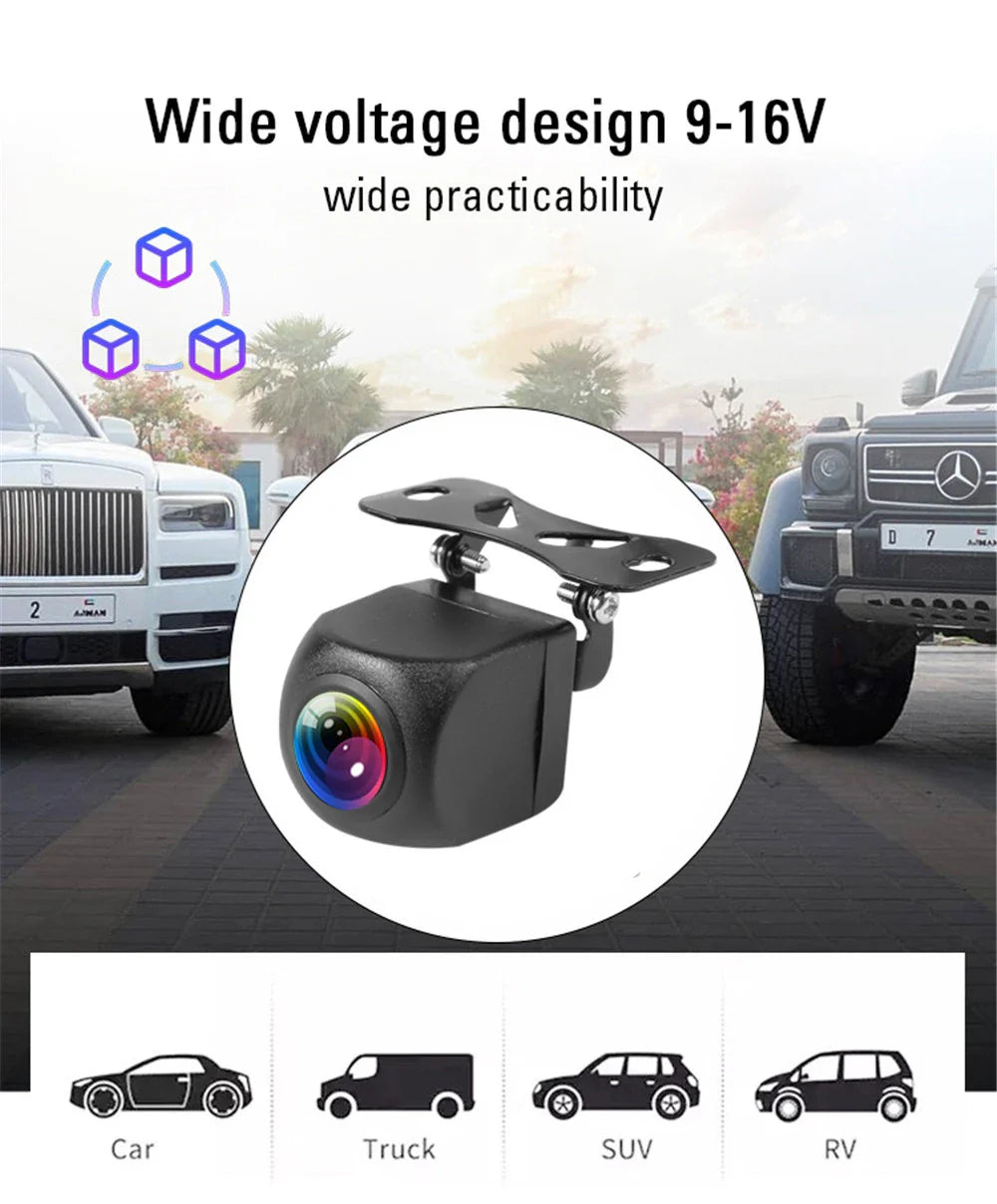 Wireless Car Rear View Camera — HD 170° Waterproof Backup Camera for Android & iOS, 12V/24V
