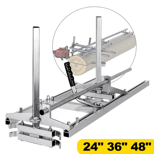 SucceBuy Chainsaw Mill - 24/36/48 Inch Portable Sawmill Guide Bar for Wood Lumber Planking & Cutting