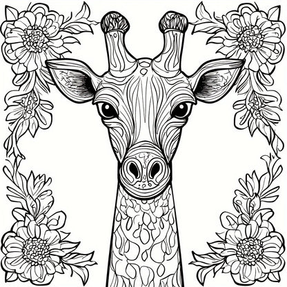 28-Page Mandala Animal Coloring Book for Adults - Stress Relief, Relaxation & Creative Coloring Activity Book
