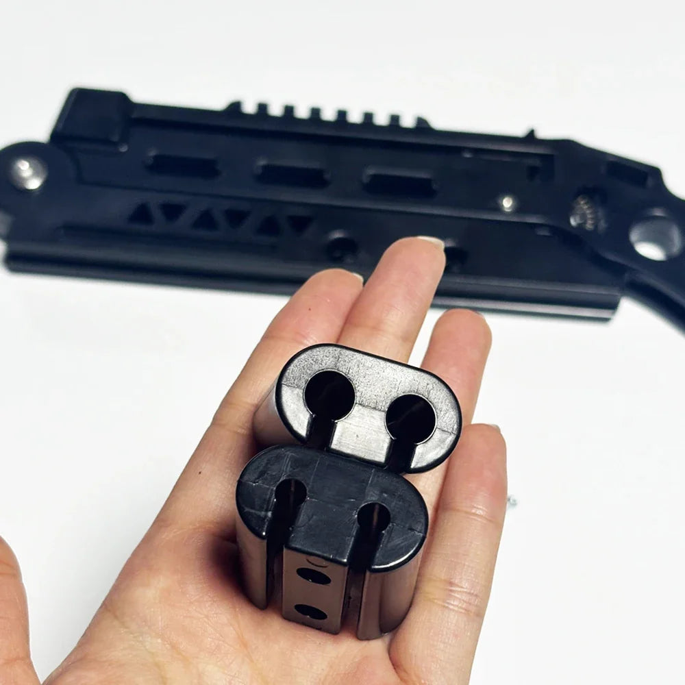 Folding Slingshot Rubber Band Clip - DIY Replacement Parts & Fixed Band Accessories for Slingshot Repair and Upgrade