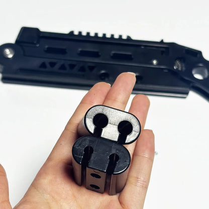 Folding Slingshot Rubber Band Clip - DIY Replacement Parts & Fixed Band Accessories for Slingshot Repair and Upgrade