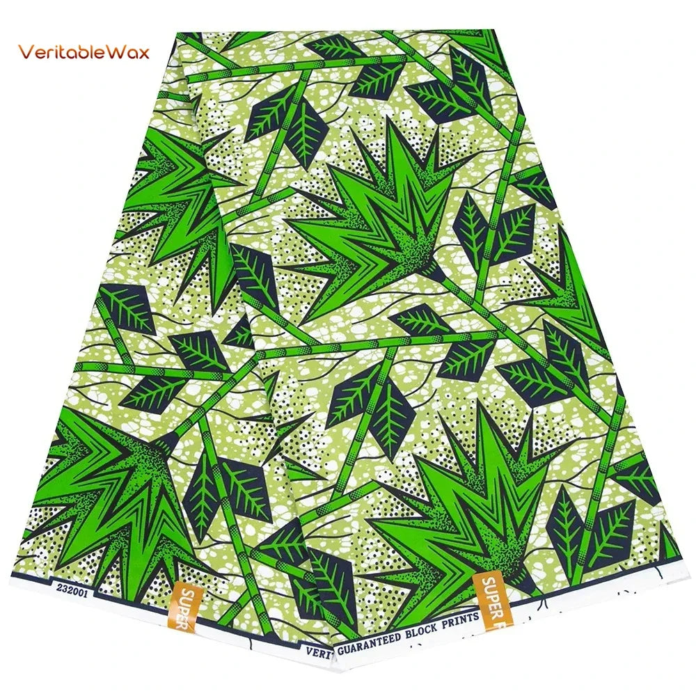 African Ankara Wax Print Fabric - Retro Double Print Patchwork Sewing Material for DIY Clothing