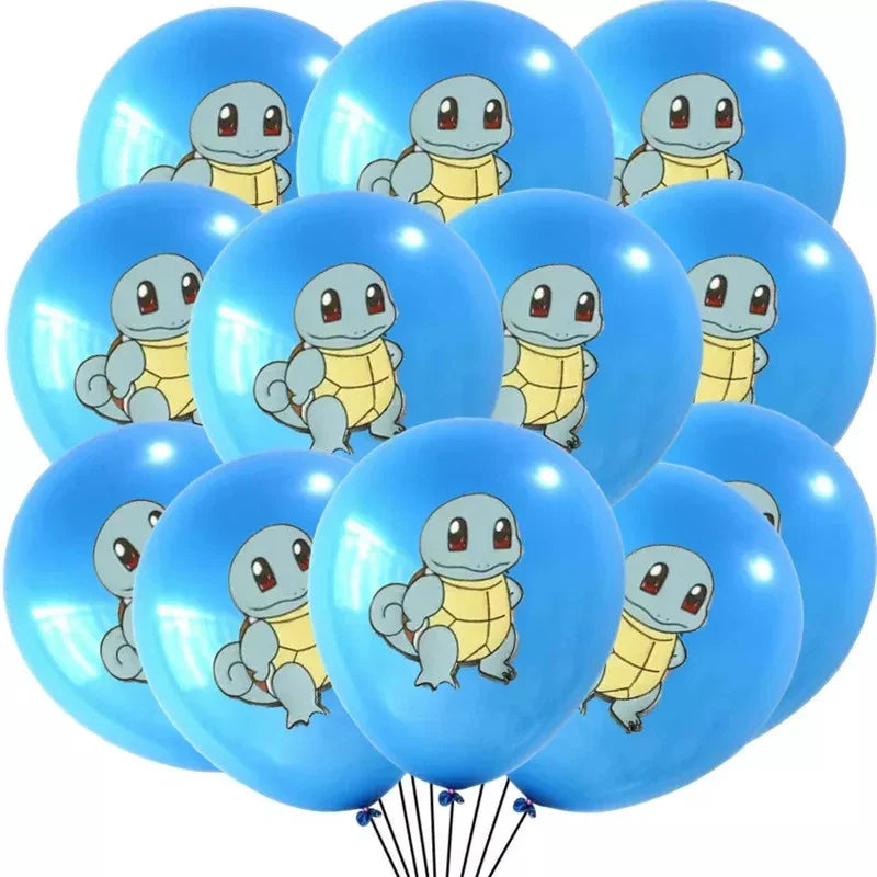 Pokemon Latex Balloons – 1/2/3 Pack Pikachu Cartoon Party Supplies for Birthday, Baby Shower & Kids Decorations