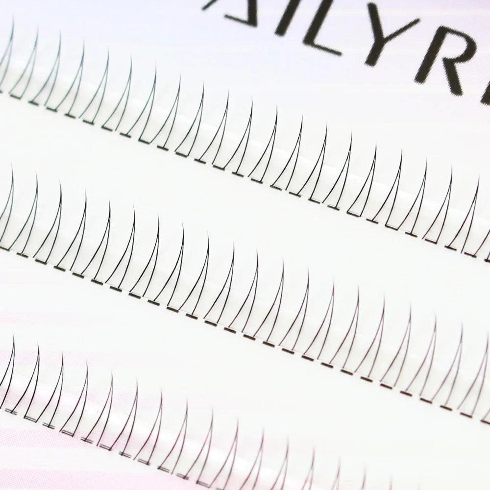 J Curl V-Shape Manga Under Eyelashes – Soft Black Bottom Lash Clusters for Natural Comic Eye Look