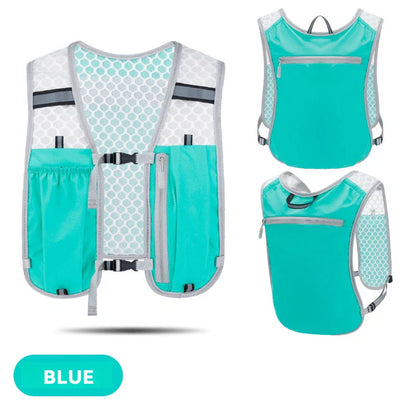 Lightweight Running Hydration Vest Backpack – Marathon Hiking Cycling Chest Pack with Phone Pocket