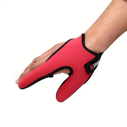 2-Finger Fishing Gloves – Breathable, Anti-Slip, and Cut-Resistant Gloves for Carp and Outdoor Fishing