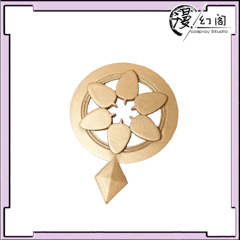 Scaramouche Wanderer Cosplay Accessories - 3D Printed Kunikuzushi Bamboo Hat Prop for Halloween & Comics