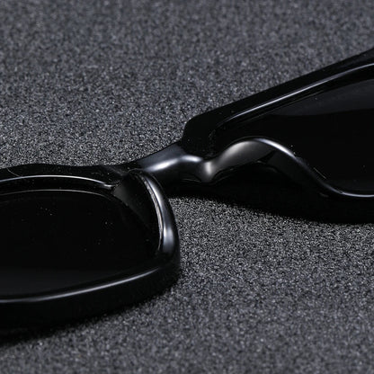 Men's Retro Square Frame Glasses - Trendy Y2K Rivet Street Style Fashion Eyewear
