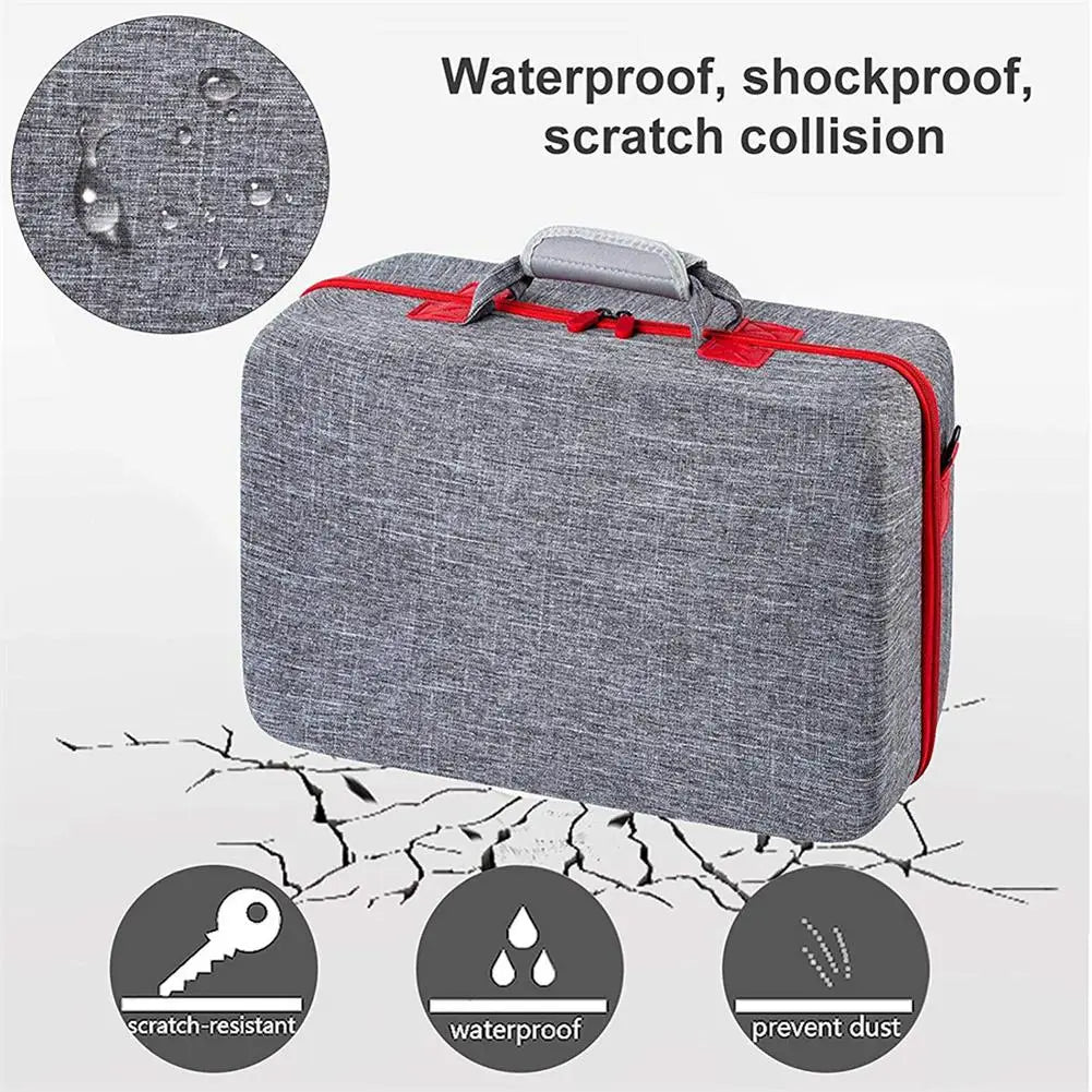 Carrying Case for PS5 - Protective Travel Storage Bag for Gamepad, Console, Controller, and Headphones, PlayStation 5 Accessories