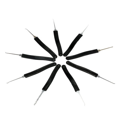 Door Lock Pick Set - Professional Locksmith Quick Opener Tools with 2 Tension Wrenches