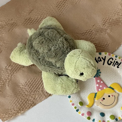Kids’ Cute Super Green Stuffed Turtle Plush Toy – Soft Animal Gift, 28/35/40CM