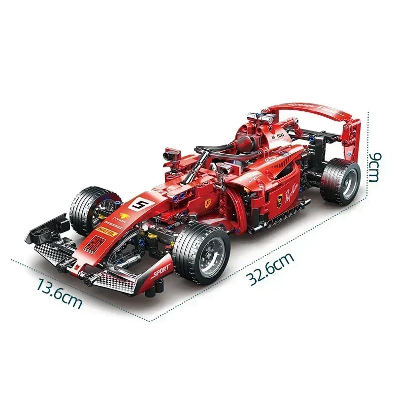 1642PCS F1 W14 E Performance Speed Car Building Blocks – Technical Vehicle Model, Compatible with 42171, DIY Toy Gift for Kids