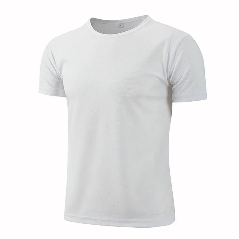 Men & Women Quick Dry Sports T-Shirt - Breathable Short Sleeve Gym, Running & Fitness Training Jersey