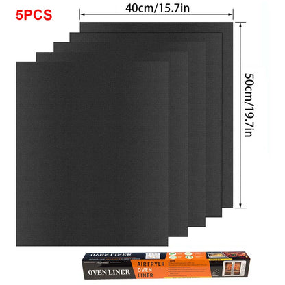 60x40cm Non-Stick BBQ Grill Mat - Heat Resistant Reusable Baking Sheet for Easy Cooking, Grilling & Outdoor Barbecue