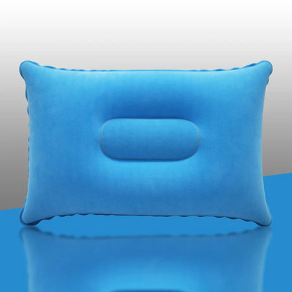 Inflatable Air Pillow Bed – PVC Nylon Camping & Travel Pillow for Neck and Back Support