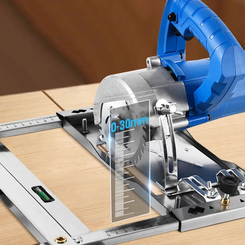 Electric Circular Saw Edge Guide - 4/5/7 Inch Cutting Board Bracket for Router Milling & Groove Tool