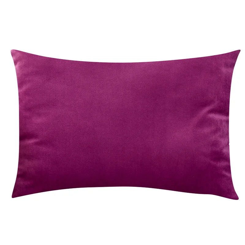Soft Velvet Plaid Cushion Covers – 30x50 cm Pillowcases for Living Room Sofa, Nordic Home Decor