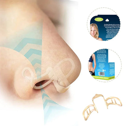 Snore Stopper Nasal Dilator - Silicone Anti-Snoring Nose Clip to Increase Airflow and Improve Sleep Quality