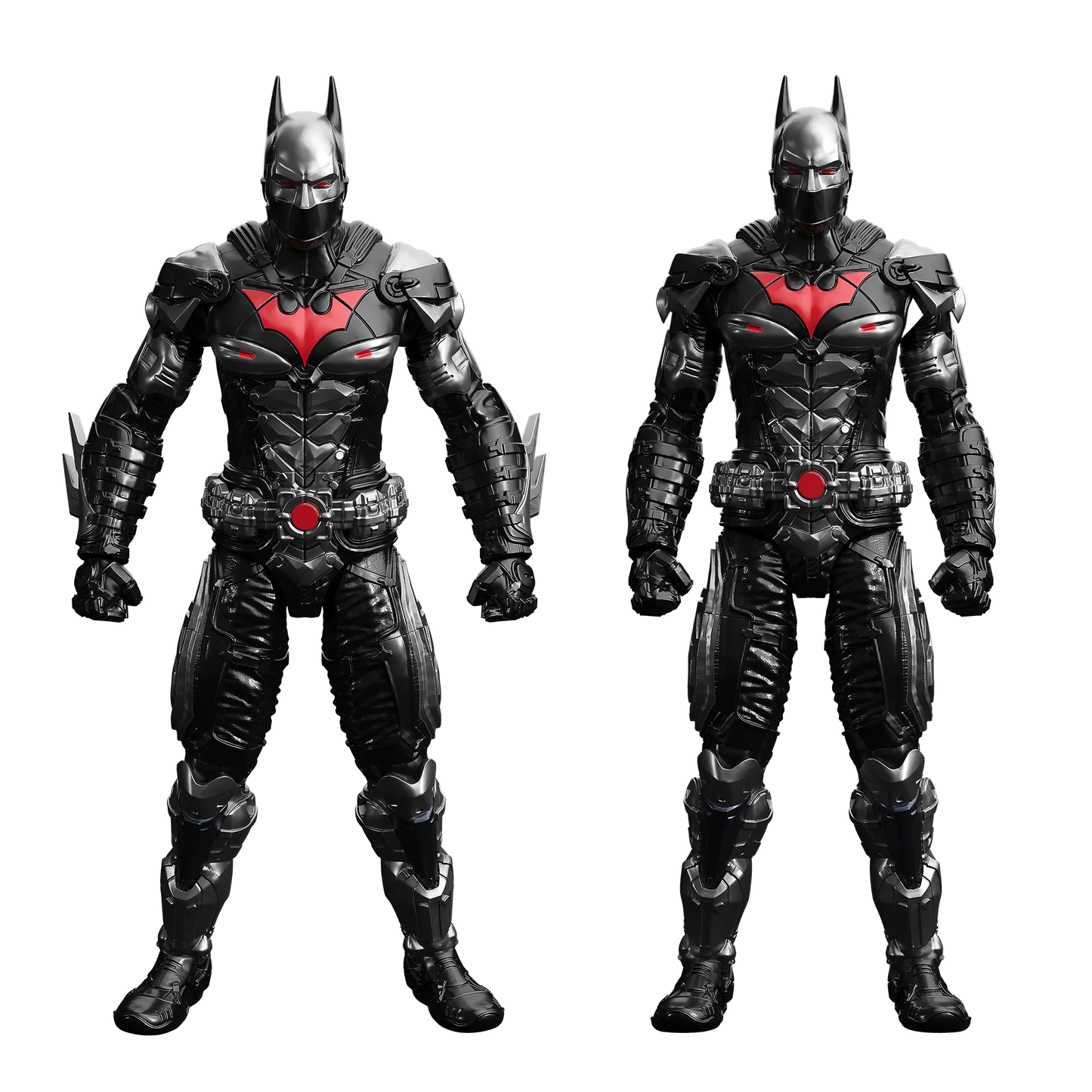 Rouno Original Batman Arkham Knight Deathstroke and Red Hood Blocks - DIY Building Action Figures, Perfect Model Dolls for Kids