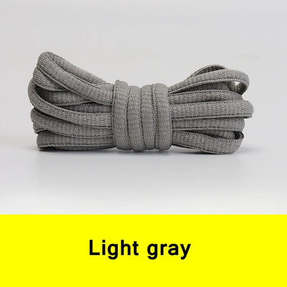 Oval & Semicircle Sneakers Shoe Laces – Classic Woven Round Shoelaces for Adult Unisex Casual & Sports Shoes
