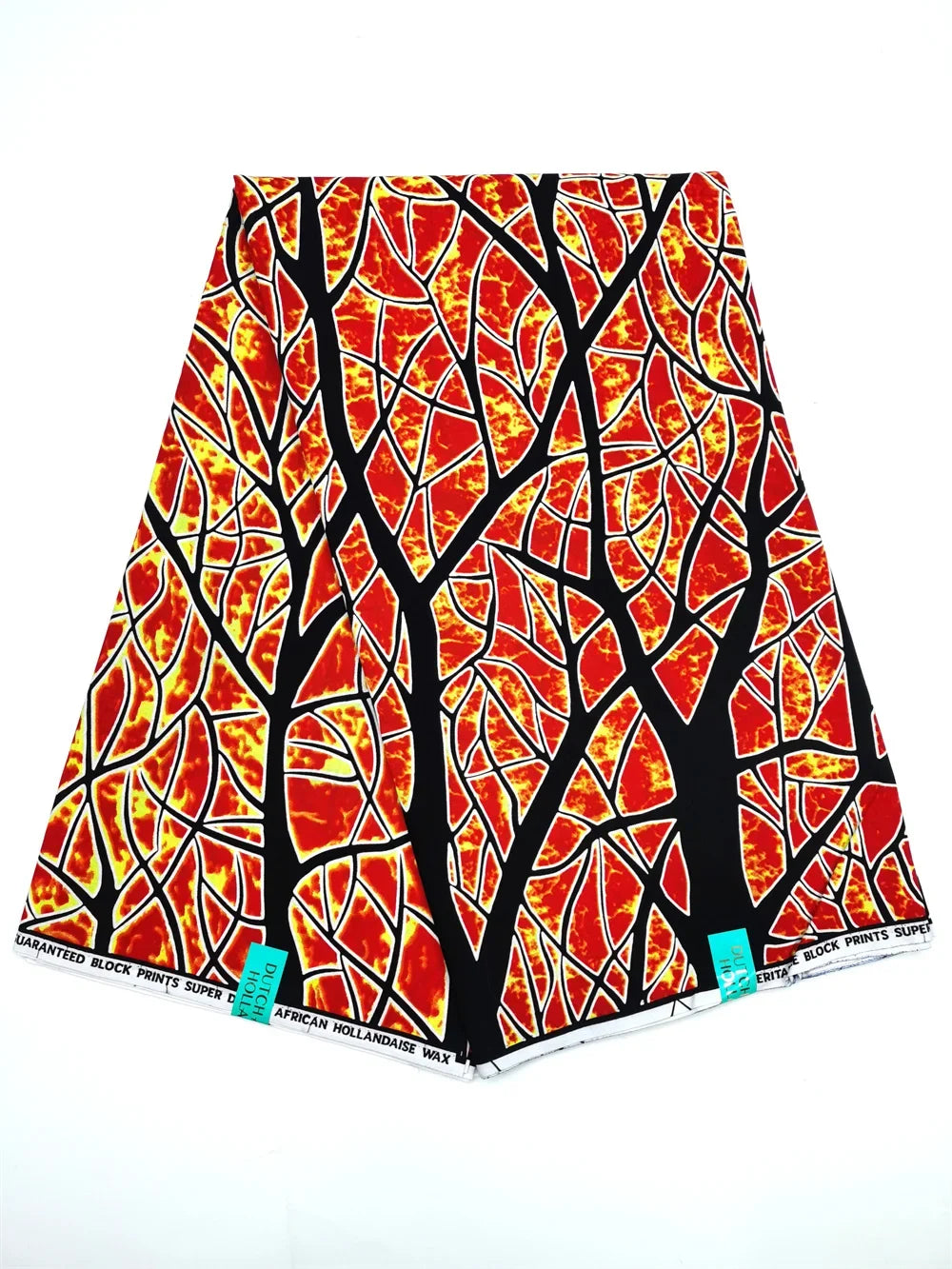African Real Wax Ankara Fabric - 100% Cotton 6 Yards Nigerian Print Party Dress Sewing Material